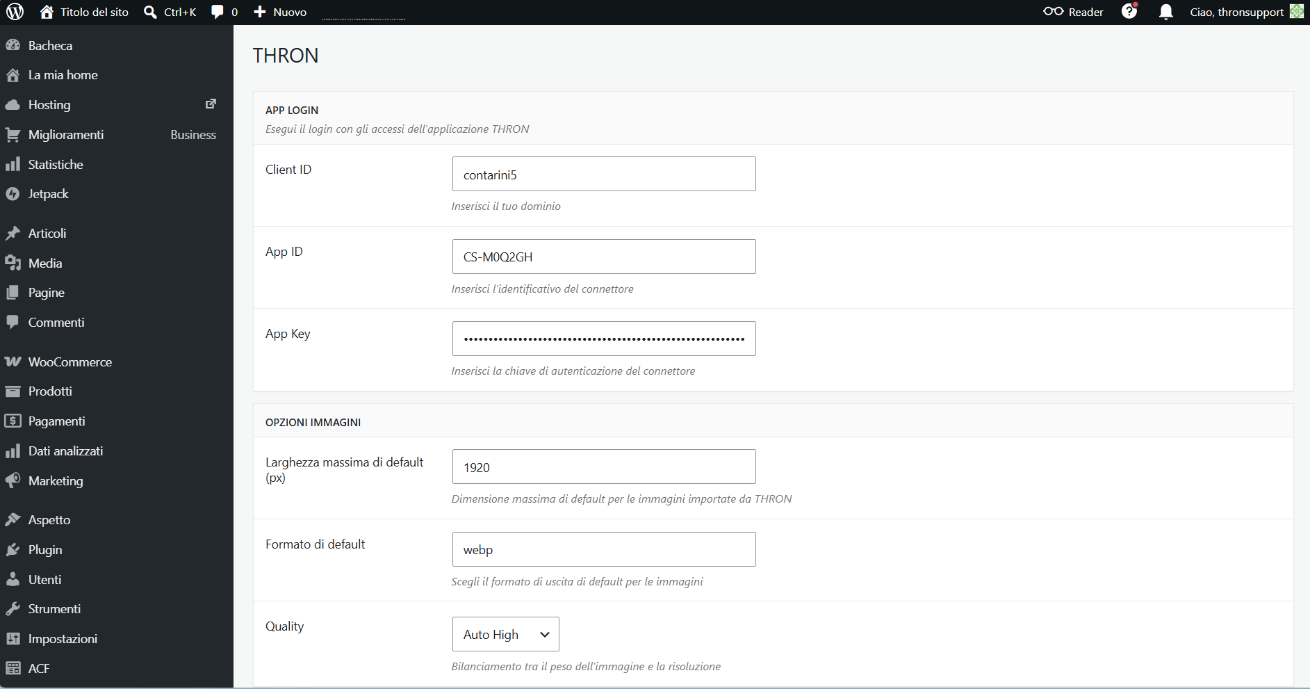 Screen configurazioni wordpress.png