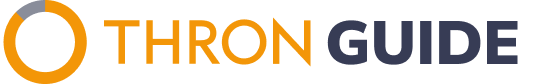 THRON Guide Help Centre home page
